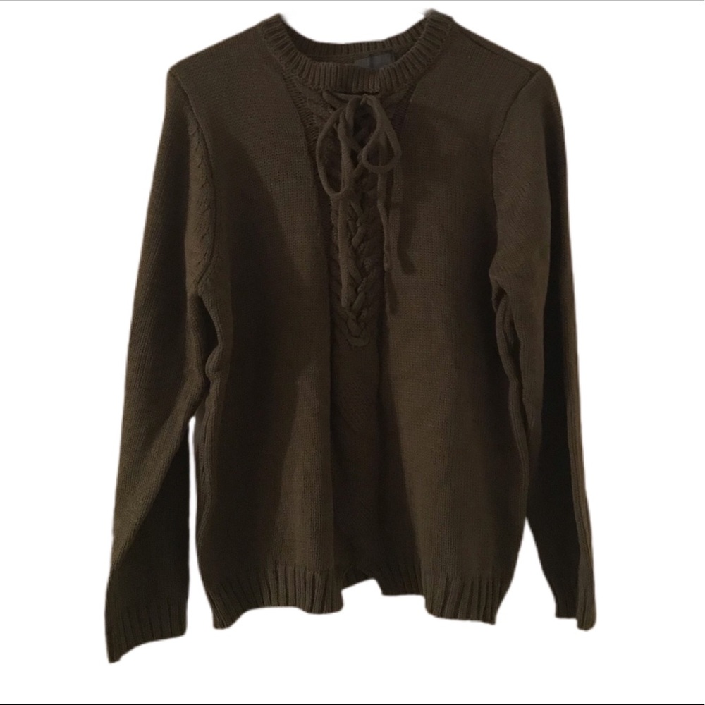Olive green sweater